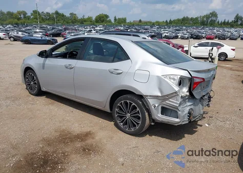2016 Toyota Corolla S Premium z USA, uszkodzony, nr VIN 2T1BURHE5GC618948